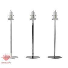 Elegant fertőtlenítő állvány, fehér, króm vagy inox kivitelben gyógyászati segédeszköz