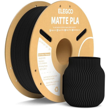 Elegoo PLA MATTE - 1,75mm, 1kg, Cardboard Spool, Matte Black nyomtató kellék