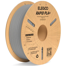 Elegoo RAPID PLA+ - 1,75mm, 1kg, Cardboard Spool, Grey (ELEEG240428) nyomtató kellék