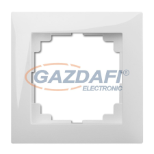 ELEKTRO-PLAST 1471-00 "Sentia" egyes keret, fehér, IP20, 250V, 10A villanyszerelés
