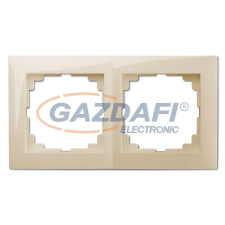 ELEKTRO-PLAST 1472-41 "Sentia" kettes keret, krém, IP44, 250V, 10A villanyszerelés