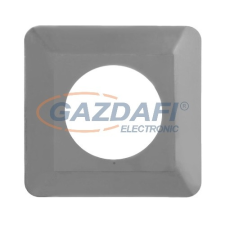 ELEKTRO-PLAST 2100-08 univerzális tapétavédő keret, grafit, 131x131x3mm villanyszerelés