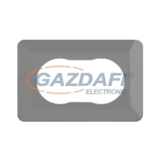 ELEKTRO-PLAST 2100-28 univerzális tapétavédő kettes keret, grafit, 131x203x3mm villanyszerelés