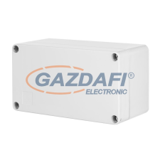 ELEKTRO-PLAST 2705-00 kötődoboz sima oldalfallal, 135x74x72mm, szürke, IP65 villanyszerelés