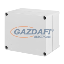 ELEKTRO-PLAST 2712-00 kötődoboz sima oldalfallal, 170x135x107mm, szürke, IP65 villanyszerelés