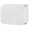 ELEKTRO-PLAST 2721-00 magasított kötődoboz csavaros fedéllel , 270x220x168mm, szürke, IP65