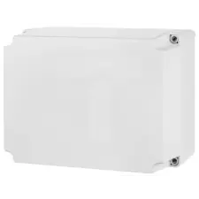 ELEKTRO-PLAST 2721-00 magasított kötődoboz csavaros fedéllel , 270x220x168mm, szürke, IP65 villanyszerelés