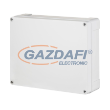 ELEKTRO-PLAST 2724-00 kötődoboz sima oldalfallal, 313x253x165mm, szürke, IP65 villanyszerelés