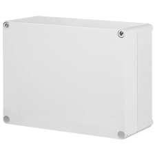 ELEKTRO-PLAST 2724-00 kötődoboz sima oldalfallal, 313x253x165mm, szürke, IP65 villanyszerelés