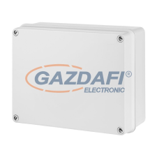 ELEKTRO-PLAST 2726-00 kötődoboz sima oldalfallal, 340x270x165mm, szürke, IP65 villanyszerelés