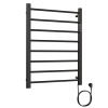  Elektromos design radiátor digitális termosztáttal NERO Italia Pico - 50 x 80 cm (fekete)