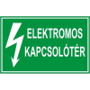  Elektromos kapcsolótér - öntapadó, 90*60mm