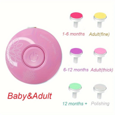  Elektromos Körömvágó, Cserélhető 6 Csiszolófejjel műkörmös csiszológép