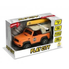 Elemes Jeep kajakkal autópálya és játékautó