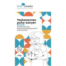 Éléskamra tojásmentes paleo puha kenyér szénhidrátcsökkentett lisztkeverék 175 g reform élelmiszer