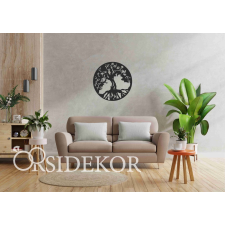  Életfa- családfa kör falikép fából grafika, keretezett kép