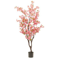  Élethű cseresznyevirág fa 175 cm – rózsaszín, cserépben dekoráció