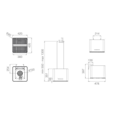 Elica -Páraelszívó PIX JEANS/F/42 páraelszívó