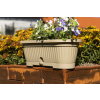 Elif Plastic Virágláda alátéttel Verbéna 1,9L 30x12x11cm Szín: Homok