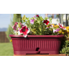 Elif Plastic Virágláda alátéttel Verbéna 1,9L 30x12x11cm Szín: Meggy