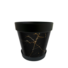 Elif Plastik Kaspó alátéttel 10l Liter: 15l kerti tárolás