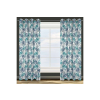  Elina mintás dekor függöny türkiz 140x250 cm