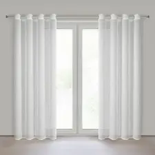  Elira fényáteresztő függöny Fehér 140x250 cm lakástextília