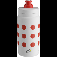 Elite Fly Tour De France 25´ 550 ml Red polka (E016041265) kulacs, kulacstartó