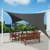 Elite Garden Napvitorla - árnyékoló teraszra, erkélyre és kertbe szögletes 2x3 m grafitszürke - polyester (vízálló)