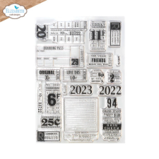 Elizabeth Craft Designs Szilikonbélyegző - A5 - Tickets - ECD Clear Stamps (1 csomag) bélyegző