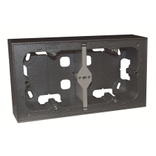 ELKO EP Hungary Efapel 10994_AIS Dupla kiemelő keret, szürke színű villanyszerelés