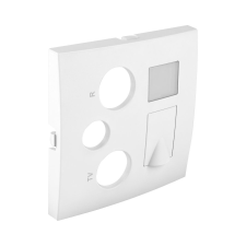 ELKO EP Hungary efapel 90770_TBR 21544, 21545 Multimédia aljzat fedlap, fehér villanyszerelés