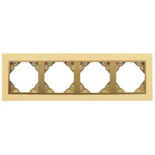 ELKO EP Hungary Efapel 90940_TOU METALLO Négyes keret, arany/arany villanyszerelés