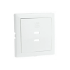 ELKO EP Hungary ELKOEP 90675_TBR Fedlap dupla töltő aljzathoz (2x USB-C), fehér