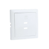 ELKO EP Hungary ELKOEP 90675_TGE Fedlap dupla töltő aljzathoz (2x USB-C), jég