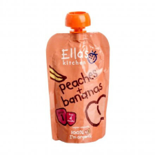  Ella&#039;s Kitchen Bio Őszibarack-Banán Bébiétel - 120g bébiétel