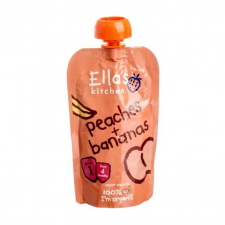 Ellas Kitchen bio őszibarack banán bébiétel 120 g reform élelmiszer