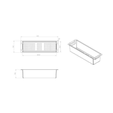 ELLECI - AVI03305 Gyümölcsmosó kosár - inox konyhai eszköz