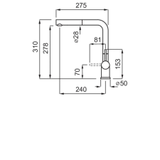 ELLECI - Csaptelep Stream Plus G78 Espresso csaptelep