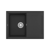 ELLECI Easy 135 G40 nero, gránit mosogatótálca (LGY13540)