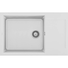 ELLECI Easy 310 G68 Bianco Gránit mosogatótálca (LGY31068)Munkalapra szerelhető mosogatótálca