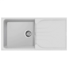 ELLECI Ego 480 G68 Bianco Gránit mosogatótálca (LGE48068)Munkalapra szerelhető mosogatótálca