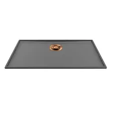  ELLECI LKES7099BRZ - Mosogatótálca medencefenék Essenza 70 K99 Concrete bronz tartozékokkal mosogatótálca