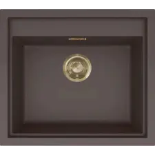  ELLECI LKS10587GLD - Mosogatótálca Sintesi 105 K87 Cocoa arany tartozékokkal mosogatótálca