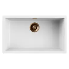  ELLECI LKZ13096F01BRZ - Mosogatótálca Zen-F 130 K96 White bronz tartozékokkal mosogatótálca