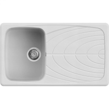 ELLECI Master 400 G68 Bianco Gránit mosogatótálca (LGM40068)Munkalapra szerelhető mosogatótálca