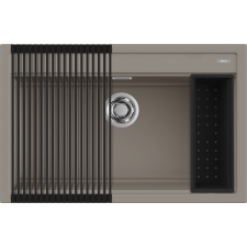 ELLECI - Mosogatótálca Best 130 Workstation Szett K93 Dove Grey mosogatótálca