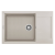 ELLECI - Mosogatótálca Easy 310 78x50 Granitek egymedence + csepptálca G39 Bianco soft