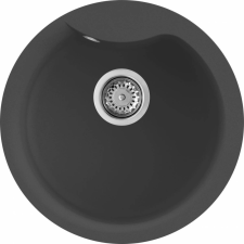 ELLECI - Mosogatótálca Ego ROUND M70 nero metal mosogatótálca