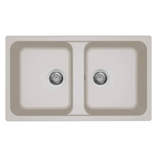 ELLECI - Mosogatótálca Life 450 86x50 Granitek 2m. G39 Bianco soft mosogatótálca
